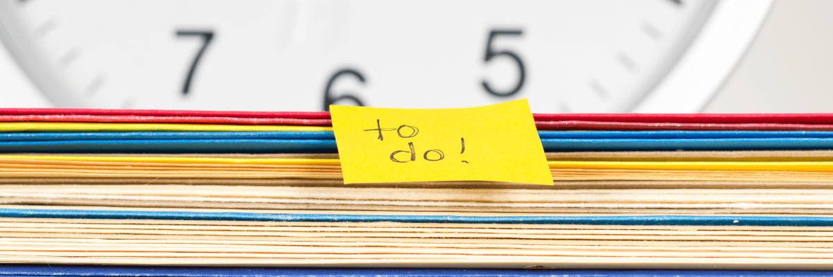 Header image - How to stay organized and get things done