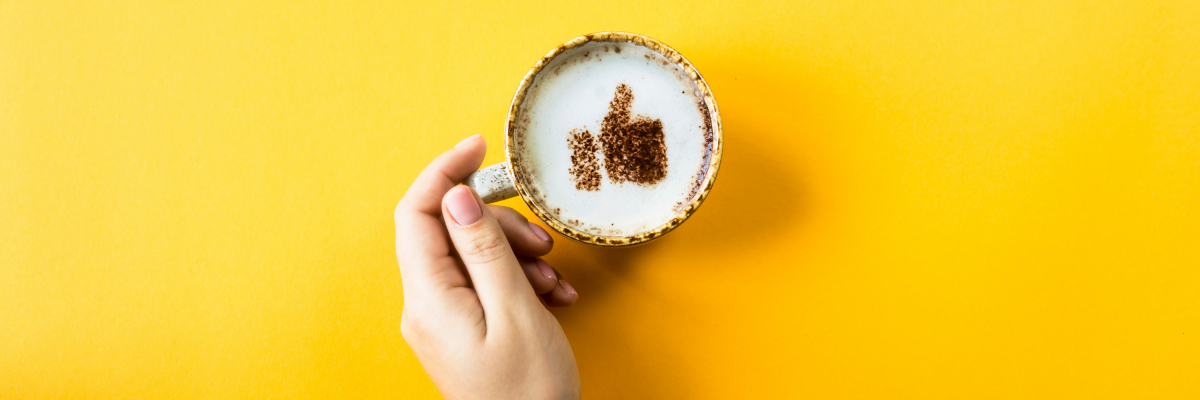 Coffee mug with like